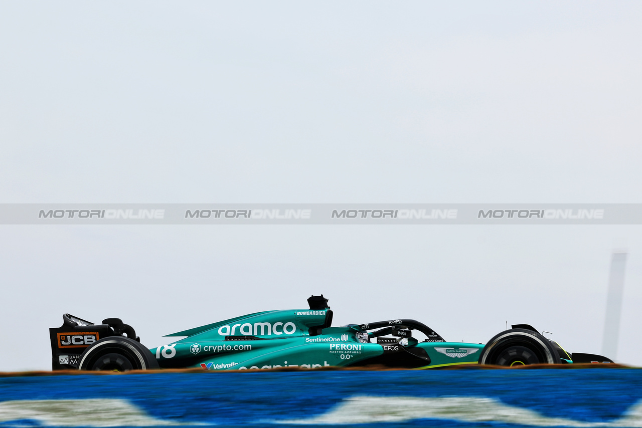 GP BRASILE, Lance Stroll (CDN) Aston Martin F1 Team AMR23.

03.11.2023. Formula 1 World Championship, Rd 21, Brazilian Grand Prix, Sao Paulo, Brazil, Qualifiche Day.

 - www.xpbimages.com, EMail: requests@xpbimages.com © Copyright: Coates / XPB Images