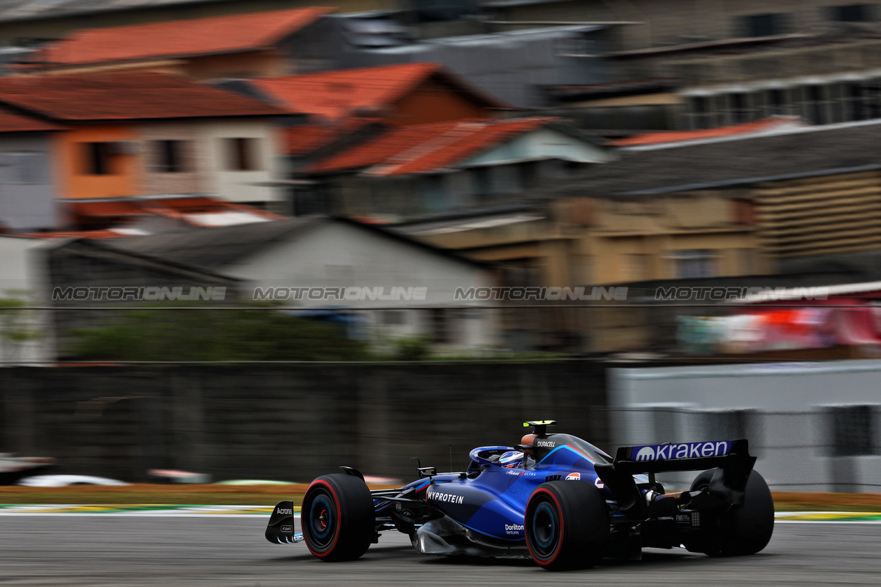GP BRASILE, Logan Sargeant (USA) Williams Racing FW45.

03.11.2023. Formula 1 World Championship, Rd 21, Brazilian Grand Prix, Sao Paulo, Brazil, Qualifiche Day.

 - www.xpbimages.com, EMail: requests@xpbimages.com © Copyright: Coates / XPB Images