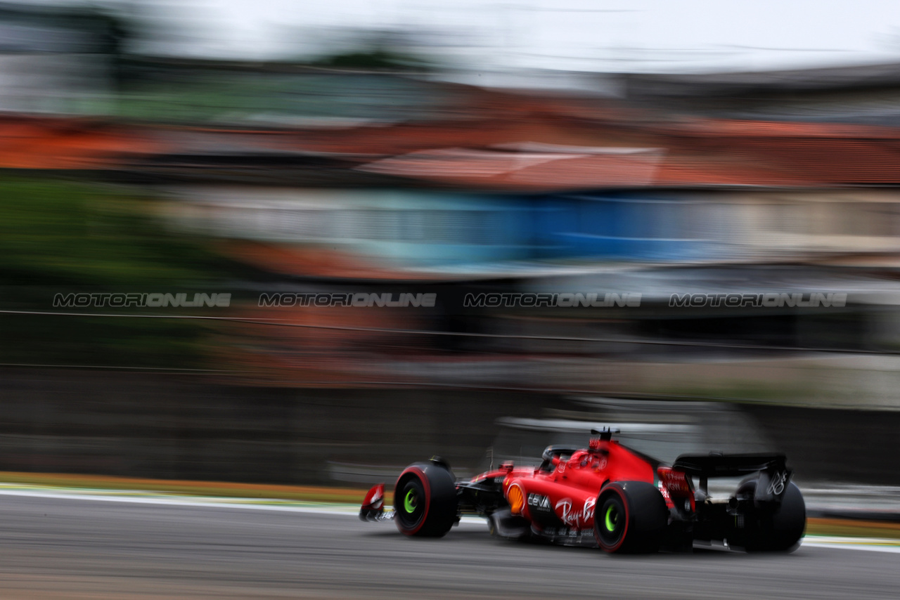 GP BRASILE, Charles Leclerc (MON) Ferrari SF-23.

03.11.2023. Formula 1 World Championship, Rd 21, Brazilian Grand Prix, Sao Paulo, Brazil, Qualifiche Day.

 - www.xpbimages.com, EMail: requests@xpbimages.com © Copyright: Coates / XPB Images