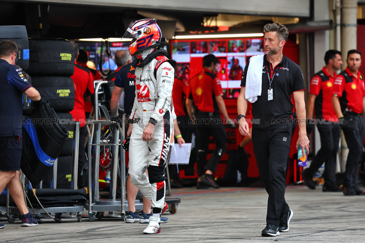 GP BRASILE, Nico Hulkenberg (GER) Haas F1 Team.

03.11.2023. Formula 1 World Championship, Rd 21, Brazilian Grand Prix, Sao Paulo, Brazil, Qualifiche Day.

- www.xpbimages.com, EMail: requests@xpbimages.com © Copyright: Batchelor / XPB Images