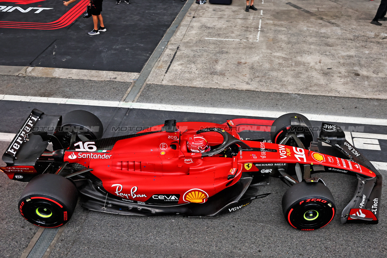 GP BRASILE, Charles Leclerc (MON) Ferrari SF-23.

03.11.2023. Formula 1 World Championship, Rd 21, Brazilian Grand Prix, Sao Paulo, Brazil, Qualifiche Day.

- www.xpbimages.com, EMail: requests@xpbimages.com © Copyright: Batchelor / XPB Images