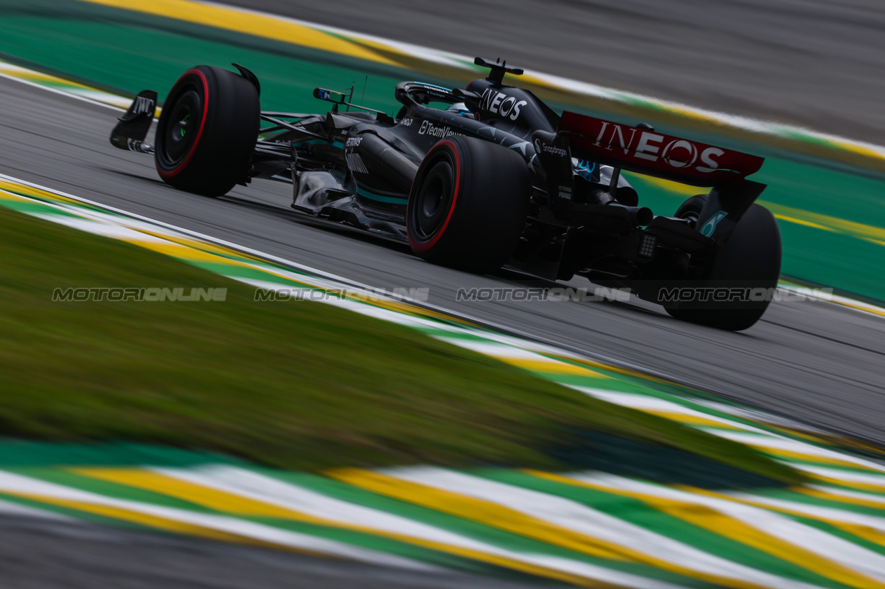 GP BRASILE, George Russell (GBR), Mercedes AMG F1 
03.11.2023. Formula 1 World Championship, Rd 21, Brazilian Grand Prix, Sao Paulo, Brazil, Qualifiche Day.
- www.xpbimages.com, EMail: requests@xpbimages.com © Copyright: Charniaux / XPB Images