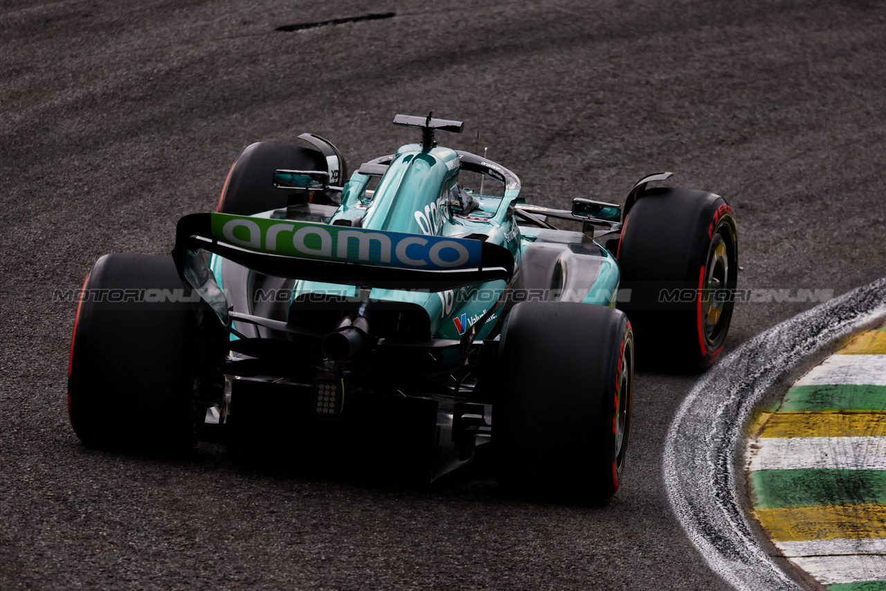 GP BRASILE, Lance Stroll (CDN) Aston Martin F1 Team AMR23.

03.11.2023. Formula 1 World Championship, Rd 21, Brazilian Grand Prix, Sao Paulo, Brazil, Qualifiche Day.

 - www.xpbimages.com, EMail: requests@xpbimages.com © Copyright: Coates / XPB Images