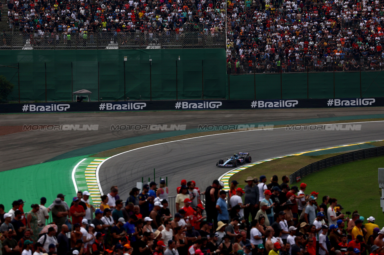 GP BRASILE, Pierre Gasly (FRA) Alpine F1 Team A523.

03.11.2023. Formula 1 World Championship, Rd 21, Brazilian Grand Prix, Sao Paulo, Brazil, Qualifiche Day.

 - www.xpbimages.com, EMail: requests@xpbimages.com © Copyright: Coates / XPB Images