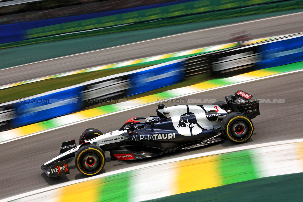 GP BRASILE, Daniel Ricciardo (AUS) AlphaTauri AT04.

03.11.2023. Formula 1 World Championship, Rd 21, Brazilian Grand Prix, Sao Paulo, Brazil, Qualifiche Day.

- www.xpbimages.com, EMail: requests@xpbimages.com © Copyright: Staley / XPB Images