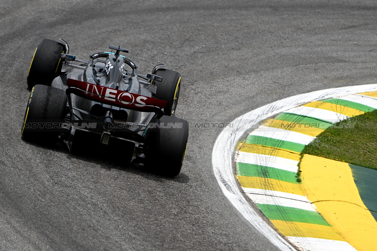 GP BRASILE, George Russell (GBR) Mercedes AMG F1 W14.

03.11.2023. Formula 1 World Championship, Rd 21, Brazilian Grand Prix, Sao Paulo, Brazil, Qualifiche Day.

- www.xpbimages.com, EMail: requests@xpbimages.com © Copyright: Price / XPB Images