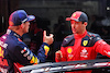 GP BRASILE, (L to R): Max Verstappen (NLD) Red Bull Racing with Charles Leclerc (MON) Ferrari in qualifying parc ferme.
03.11.2023. Formula 1 World Championship, Rd 21, Brazilian Grand Prix, Sao Paulo, Brazil, Qualifiche Day.
- www.xpbimages.com, EMail: requests@xpbimages.com © Copyright: Batchelor / XPB Images