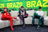 GP BRASILE, (L to R): Charles Leclerc (MON) Ferrari; Max Verstappen (NLD) Red Bull Racing; e Lance Stroll (CDN) Aston Martin F1 Team, in the post qualifying FIA Press Conference.
03.11.2023. Formula 1 World Championship, Rd 21, Brazilian Grand Prix, Sao Paulo, Brazil, Qualifiche Day.
- www.xpbimages.com, EMail: requests@xpbimages.com © Copyright: Batchelor / XPB Images