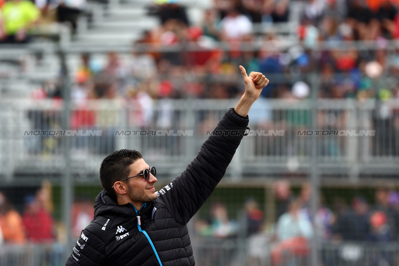 GP CANADA, Esteban Ocon (FRA) Alpine F1 Team on the drivers' parade.

18.06.2023. Formula 1 World Championship, Rd 9, Canadian Grand Prix, Montreal, Canada, Gara Day.

 - www.xpbimages.com, EMail: requests@xpbimages.com © Copyright: Coates / XPB Images