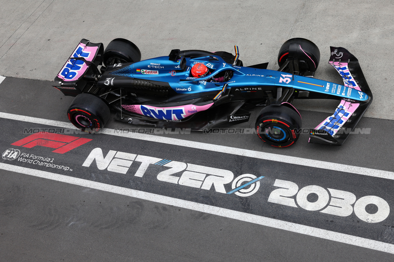 GP CANADA, Esteban Ocon (FRA) Alpine F1 Team A523.

18.06.2023. Formula 1 World Championship, Rd 9, Canadian Grand Prix, Montreal, Canada, Gara Day.

- www.xpbimages.com, EMail: requests@xpbimages.com © Copyright: Batchelor / XPB Images
