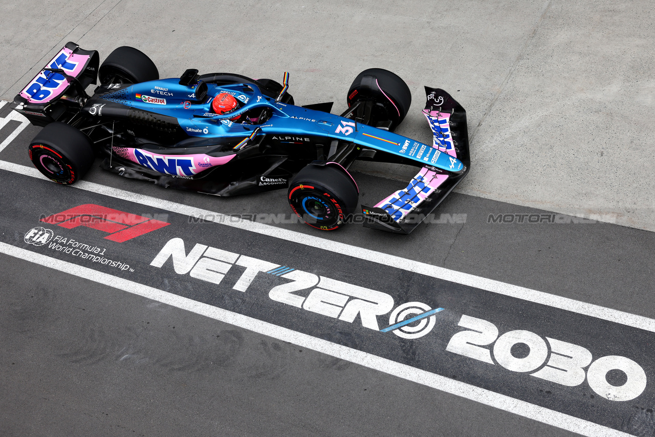 GP CANADA, Esteban Ocon (FRA) Alpine F1 Team A523.

18.06.2023. Formula 1 World Championship, Rd 9, Canadian Grand Prix, Montreal, Canada, Gara Day.

- www.xpbimages.com, EMail: requests@xpbimages.com © Copyright: Batchelor / XPB Images