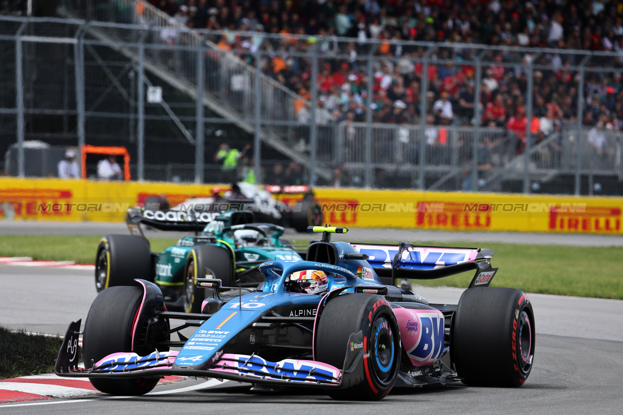 GP CANADA, Pierre Gasly (FRA) Alpine F1 Team A523.

18.06.2023. Formula 1 World Championship, Rd 9, Canadian Grand Prix, Montreal, Canada, Gara Day.

- www.xpbimages.com, EMail: requests@xpbimages.com © Copyright: Batchelor / XPB Images