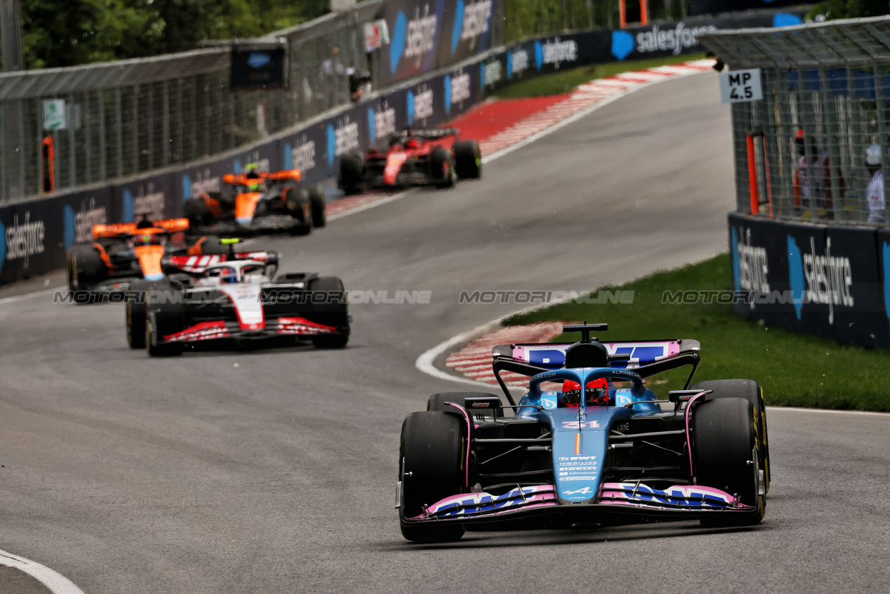 GP CANADA, Esteban Ocon (FRA) Alpine F1 Team A523.

18.06.2023. Formula 1 World Championship, Rd 9, Canadian Grand Prix, Montreal, Canada, Gara Day.

 - www.xpbimages.com, EMail: requests@xpbimages.com © Copyright: Coates / XPB Images