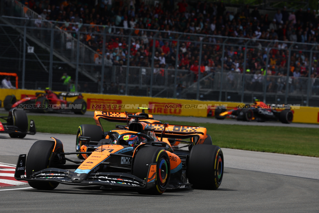 GP CANADA, Oscar Piastri (AUS) McLaren MCL60.

18.06.2023. Formula 1 World Championship, Rd 9, Canadian Grand Prix, Montreal, Canada, Gara Day.

- www.xpbimages.com, EMail: requests@xpbimages.com © Copyright: Batchelor / XPB Images