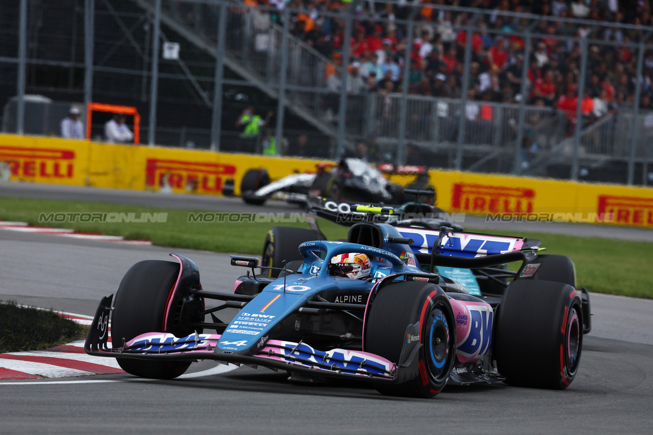 GP CANADA, Pierre Gasly (FRA) Alpine F1 Team A523.

18.06.2023. Formula 1 World Championship, Rd 9, Canadian Grand Prix, Montreal, Canada, Gara Day.

- www.xpbimages.com, EMail: requests@xpbimages.com © Copyright: Batchelor / XPB Images