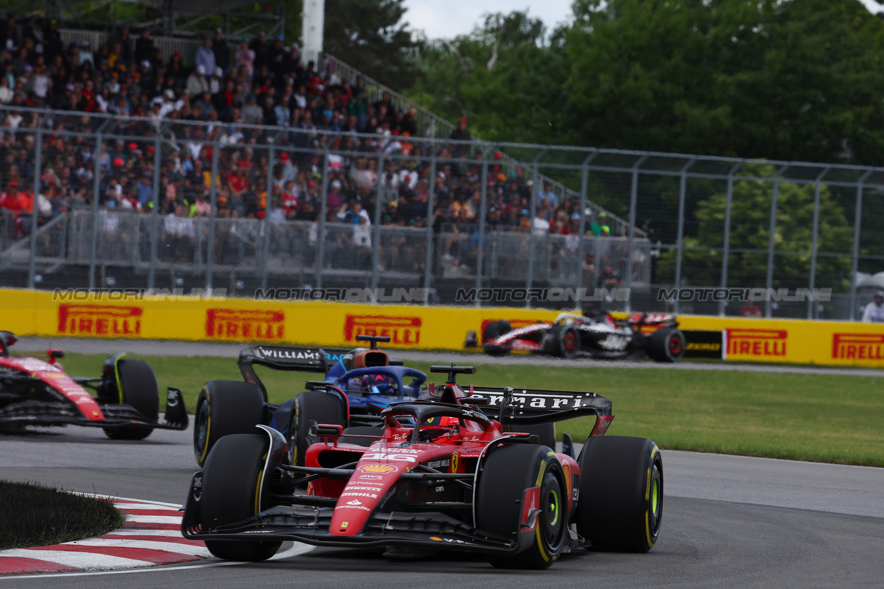 GP CANADA, Charles Leclerc (MON) Ferrari SF-23.

18.06.2023. Formula 1 World Championship, Rd 9, Canadian Grand Prix, Montreal, Canada, Gara Day.

- www.xpbimages.com, EMail: requests@xpbimages.com © Copyright: Batchelor / XPB Images