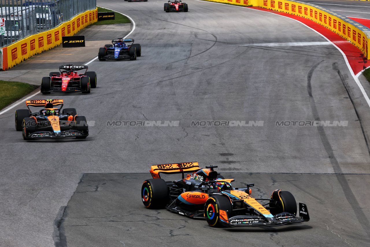 GP CANADA, Oscar Piastri (AUS) McLaren MCL60.

18.06.2023. Formula 1 World Championship, Rd 9, Canadian Grand Prix, Montreal, Canada, Gara Day.

- www.xpbimages.com, EMail: requests@xpbimages.com © Copyright: Charniaux / XPB Images