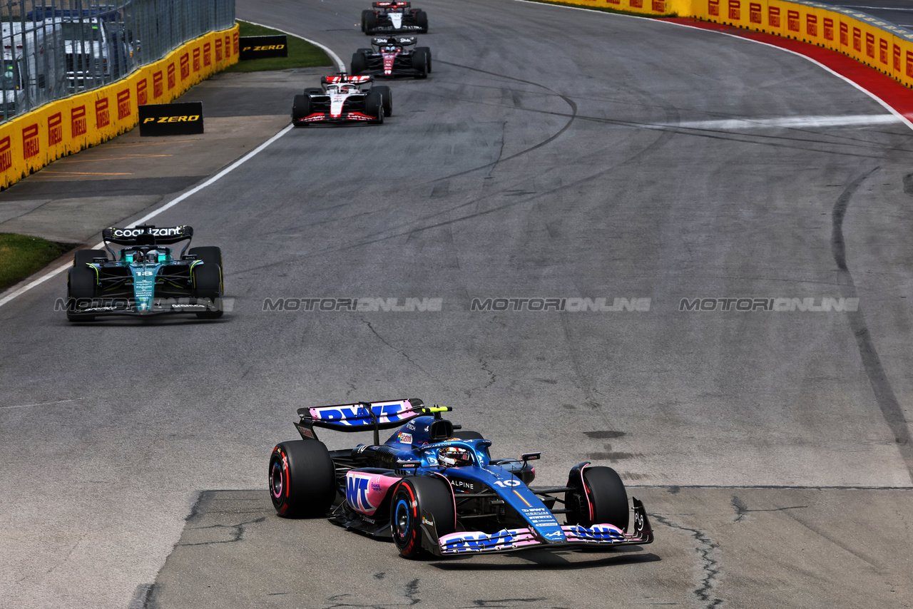 GP CANADA, Pierre Gasly (FRA) Alpine F1 Team A523.

18.06.2023. Formula 1 World Championship, Rd 9, Canadian Grand Prix, Montreal, Canada, Gara Day.

- www.xpbimages.com, EMail: requests@xpbimages.com © Copyright: Charniaux / XPB Images