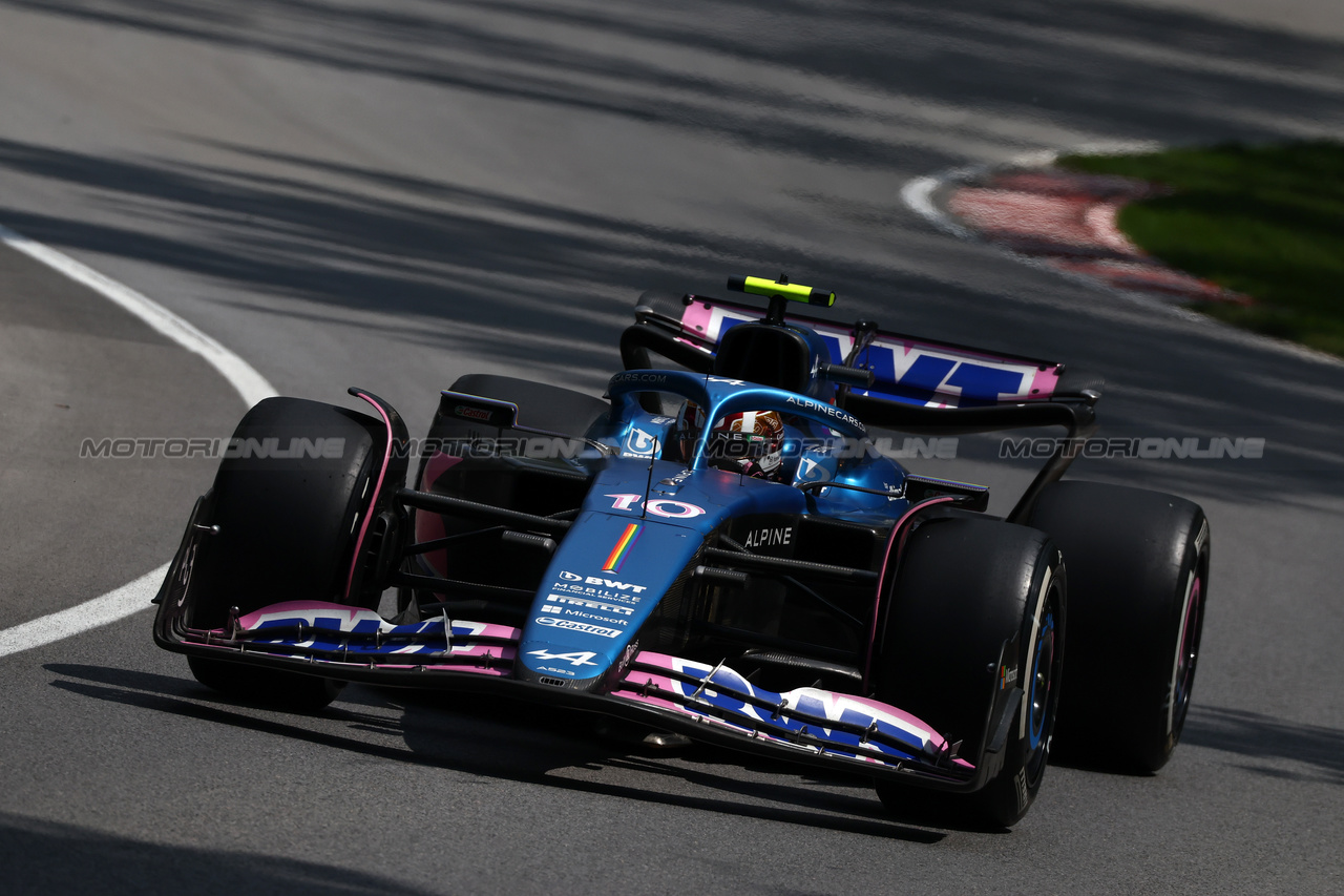 GP CANADA, Pierre Gasly (FRA) Alpine F1 Team A523.

18.06.2023. Formula 1 World Championship, Rd 9, Canadian Grand Prix, Montreal, Canada, Gara Day.

 - www.xpbimages.com, EMail: requests@xpbimages.com © Copyright: Coates / XPB Images