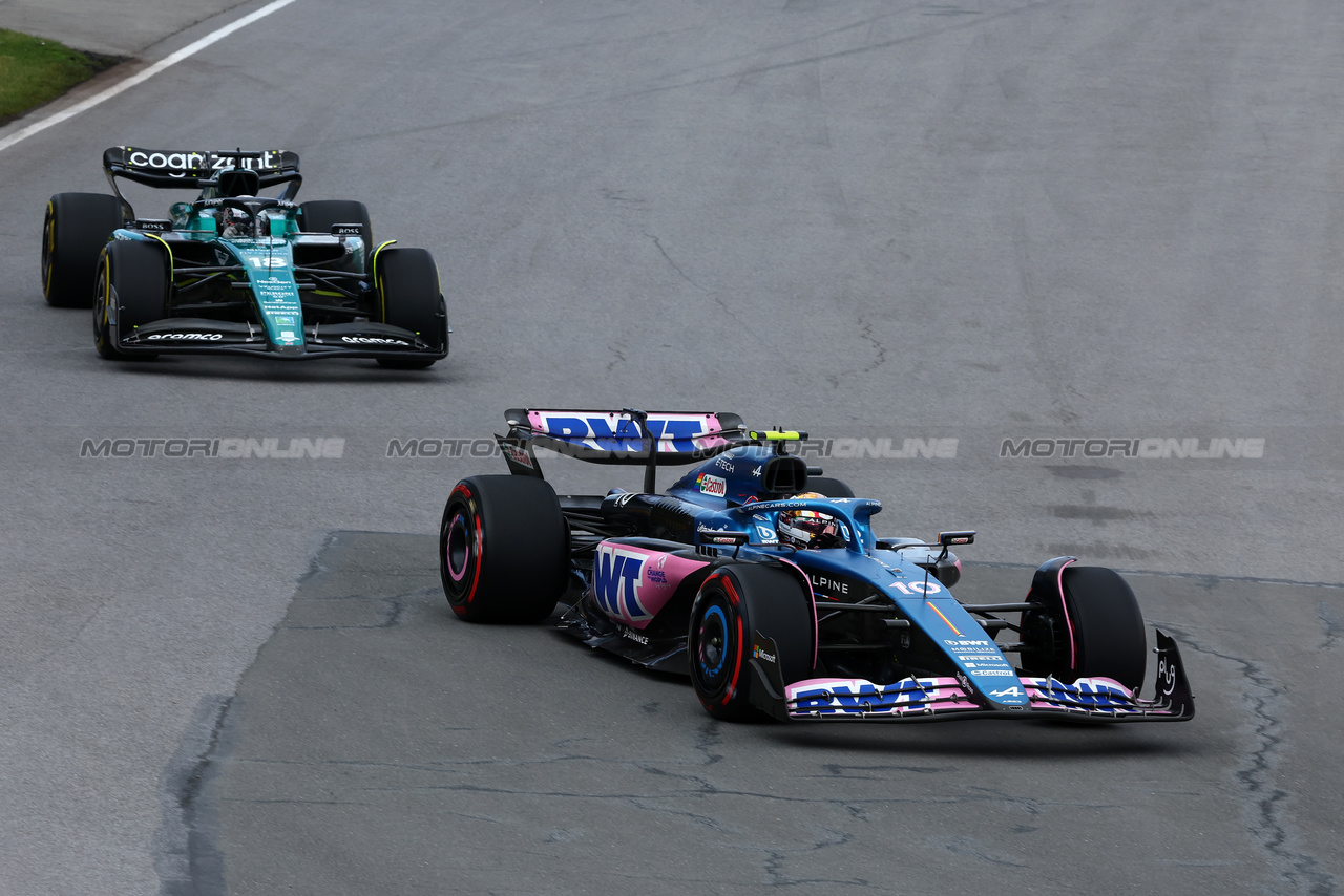 GP CANADA, Pierre Gasly (FRA) Alpine F1 Team A523.

18.06.2023. Formula 1 World Championship, Rd 9, Canadian Grand Prix, Montreal, Canada, Gara Day.

- www.xpbimages.com, EMail: requests@xpbimages.com © Copyright: Charniaux / XPB Images