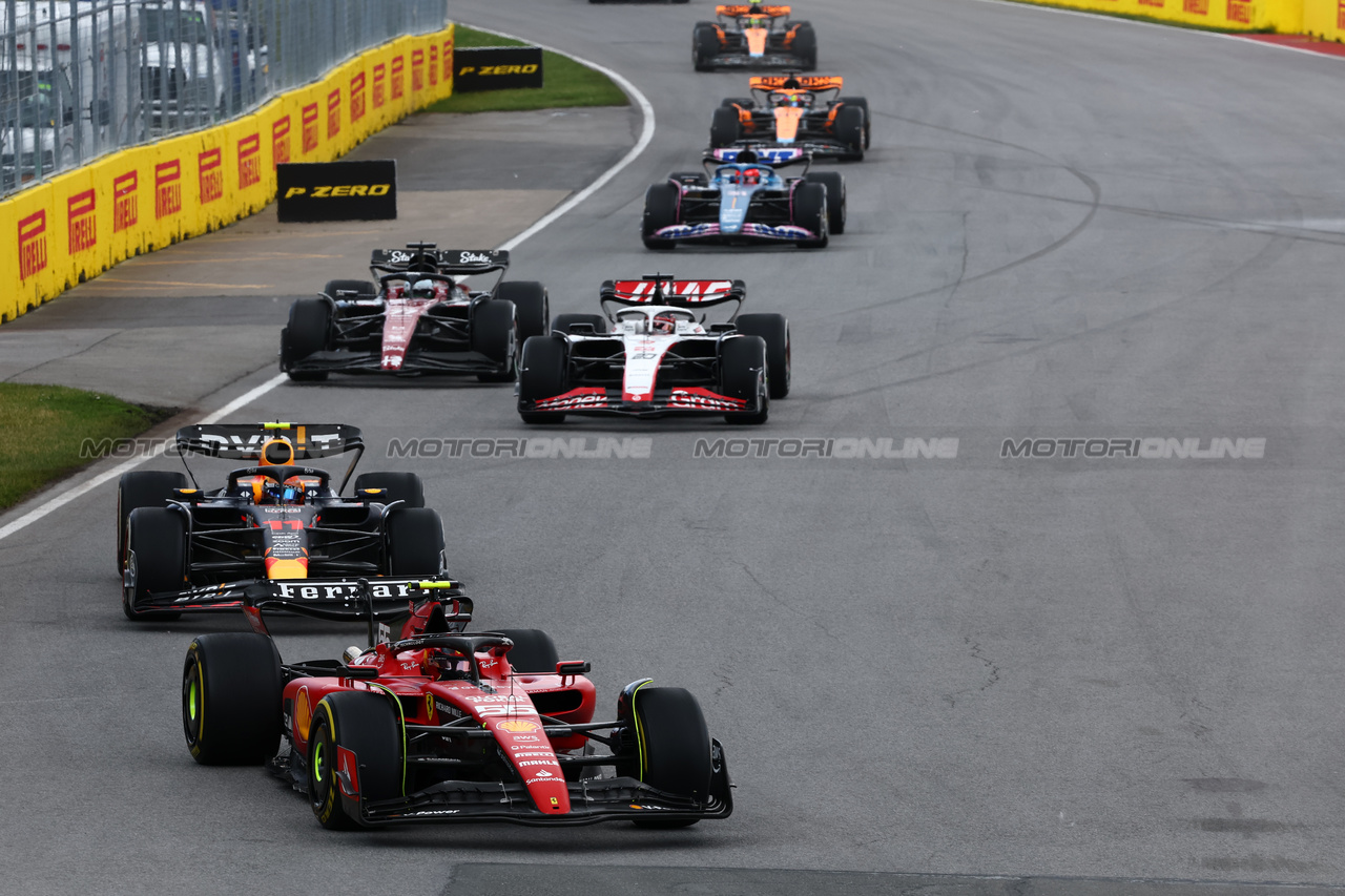 GP CANADA, Carlos Sainz Jr (ESP) Ferrari SF-23.

18.06.2023. Formula 1 World Championship, Rd 9, Canadian Grand Prix, Montreal, Canada, Gara Day.

- www.xpbimages.com, EMail: requests@xpbimages.com © Copyright: Charniaux / XPB Images