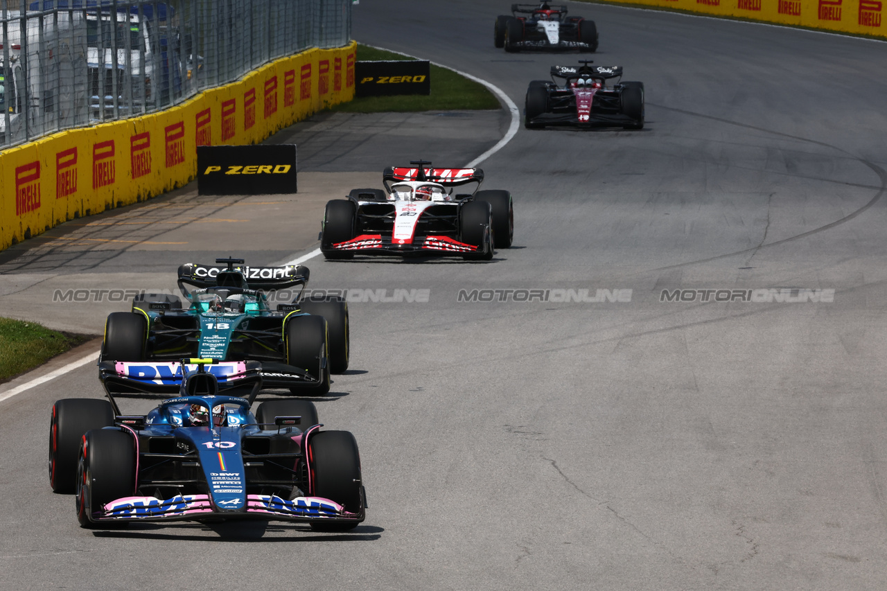 GP CANADA, Pierre Gasly (FRA) Alpine F1 Team A523.

18.06.2023. Formula 1 World Championship, Rd 9, Canadian Grand Prix, Montreal, Canada, Gara Day.

- www.xpbimages.com, EMail: requests@xpbimages.com © Copyright: Charniaux / XPB Images