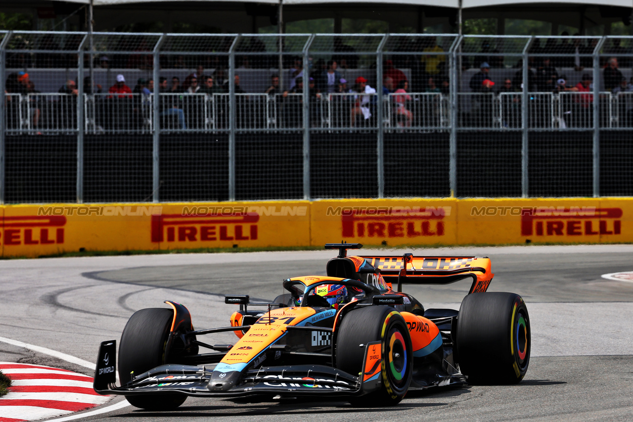 GP CANADA, Oscar Piastri (AUS) McLaren MCL60.

18.06.2023. Formula 1 World Championship, Rd 9, Canadian Grand Prix, Montreal, Canada, Gara Day.

- www.xpbimages.com, EMail: requests@xpbimages.com © Copyright: Batchelor / XPB Images