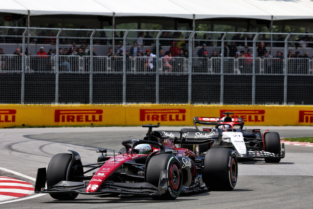 GP CANADA, Valtteri Bottas (FIN) Alfa Romeo F1 Team C43.

18.06.2023. Formula 1 World Championship, Rd 9, Canadian Grand Prix, Montreal, Canada, Gara Day.

- www.xpbimages.com, EMail: requests@xpbimages.com © Copyright: Batchelor / XPB Images