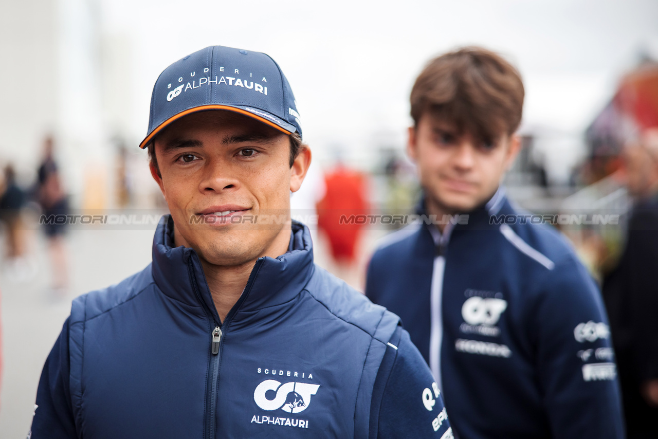 GP CANADA, Nyck de Vries (NLD) AlphaTauri.

18.06.2023. Formula 1 World Championship, Rd 9, Canadian Grand Prix, Montreal, Canada, Gara Day.

- www.xpbimages.com, EMail: requests@xpbimages.com © Copyright: Bearne / XPB Images