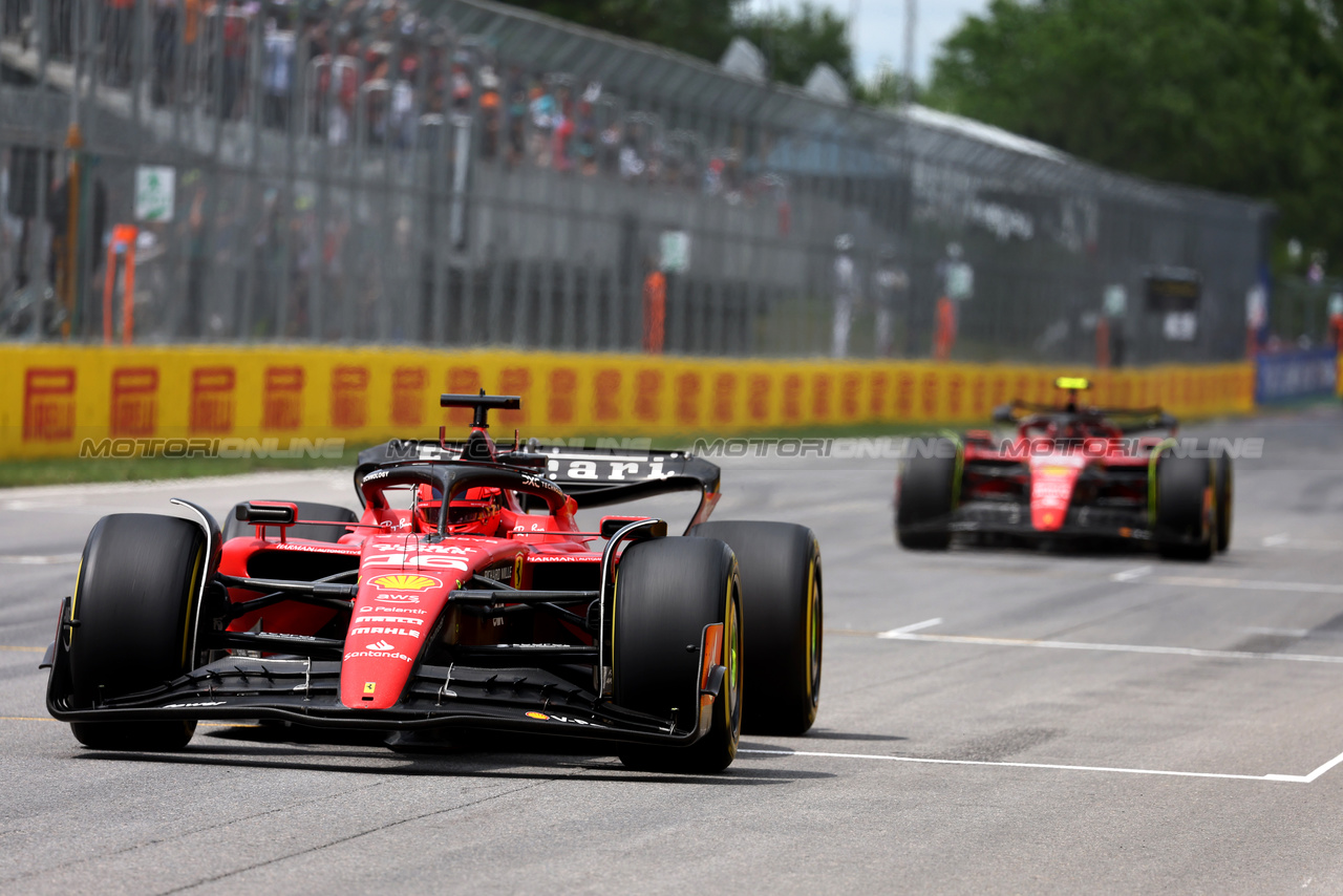 GP CANADA, Charles Leclerc (MON) Ferrari SF-23.

18.06.2023. Formula 1 World Championship, Rd 9, Canadian Grand Prix, Montreal, Canada, Gara Day.

- www.xpbimages.com, EMail: requests@xpbimages.com © Copyright: Batchelor / XPB Images
