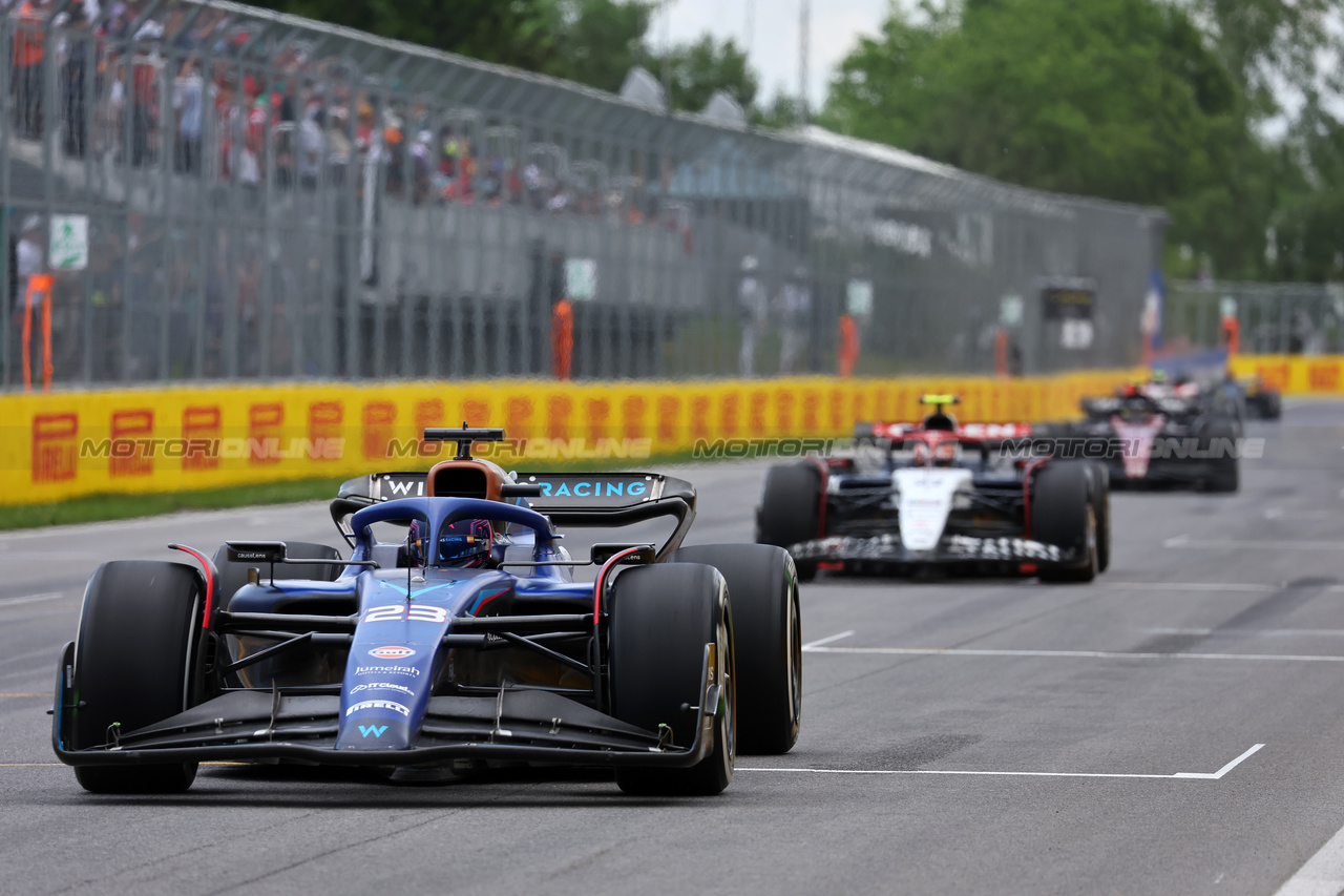 GP CANADA, Alexander Albon (THA) Williams Racing FW45.

18.06.2023. Formula 1 World Championship, Rd 9, Canadian Grand Prix, Montreal, Canada, Gara Day.

- www.xpbimages.com, EMail: requests@xpbimages.com © Copyright: Batchelor / XPB Images