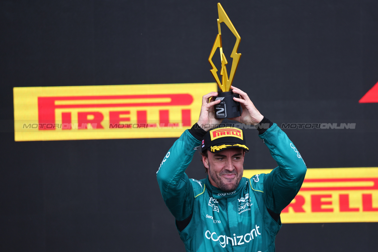 GP CANADA, 2nd place Fernando Alonso (ESP) Aston Martin F1 Team AMR23.
18.06.2023. Formula 1 World Championship, Rd 9, Canadian Grand Prix, Montreal, Canada, Gara Day.
- www.xpbimages.com, EMail: requests@xpbimages.com © Copyright: Batchelor / XPB Images