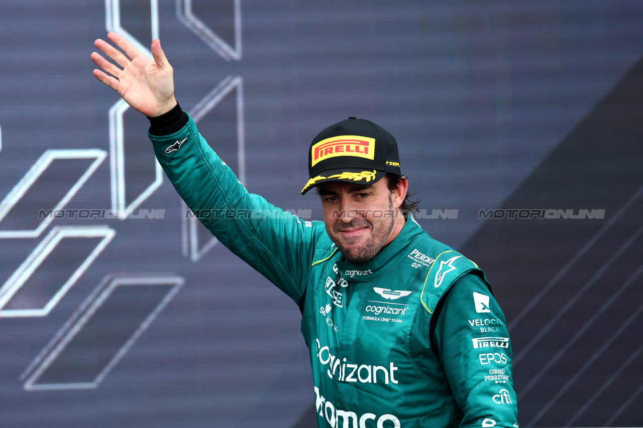 GP CANADA, 2nd place Fernando Alonso (ESP) Aston Martin F1 Team AMR23.
18.06.2023. Formula 1 World Championship, Rd 9, Canadian Grand Prix, Montreal, Canada, Gara Day.
- www.xpbimages.com, EMail: requests@xpbimages.com © Copyright: Batchelor / XPB Images
