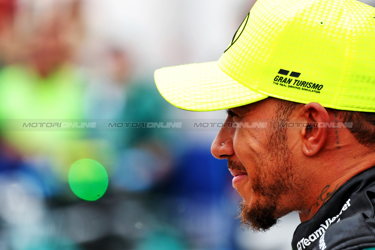 GP CANADA, Third placed Lewis Hamilton (GBR) Mercedes AMG F1 in parc ferme.

18.06.2023. Formula 1 World Championship, Rd 9, Canadian Grand Prix, Montreal, Canada, Gara Day.

 - www.xpbimages.com, EMail: requests@xpbimages.com © Copyright: Coates / XPB Images