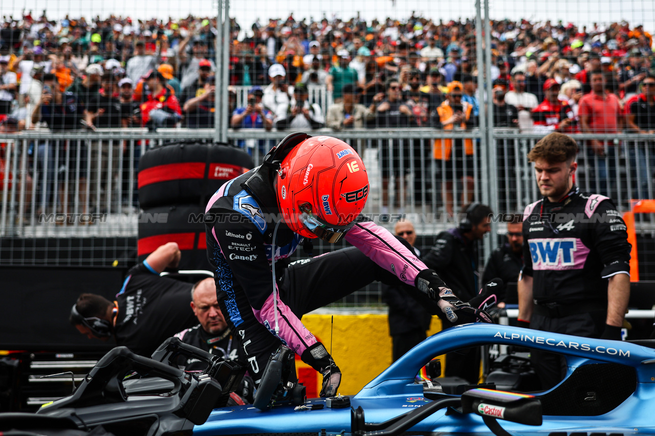GP CANADA, Esteban Ocon (FRA), Alpine F1 Team 
18.06.2023. Formula 1 World Championship, Rd 9, Canadian Grand Prix, Montreal, Canada, Gara Day.
- www.xpbimages.com, EMail: requests@xpbimages.com © Copyright: Charniaux / XPB Images