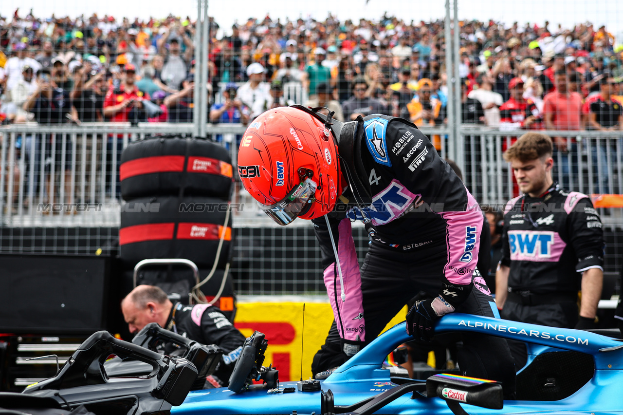 GP CANADA, Esteban Ocon (FRA), Alpine F1 Team 
18.06.2023. Formula 1 World Championship, Rd 9, Canadian Grand Prix, Montreal, Canada, Gara Day.
- www.xpbimages.com, EMail: requests@xpbimages.com © Copyright: Charniaux / XPB Images