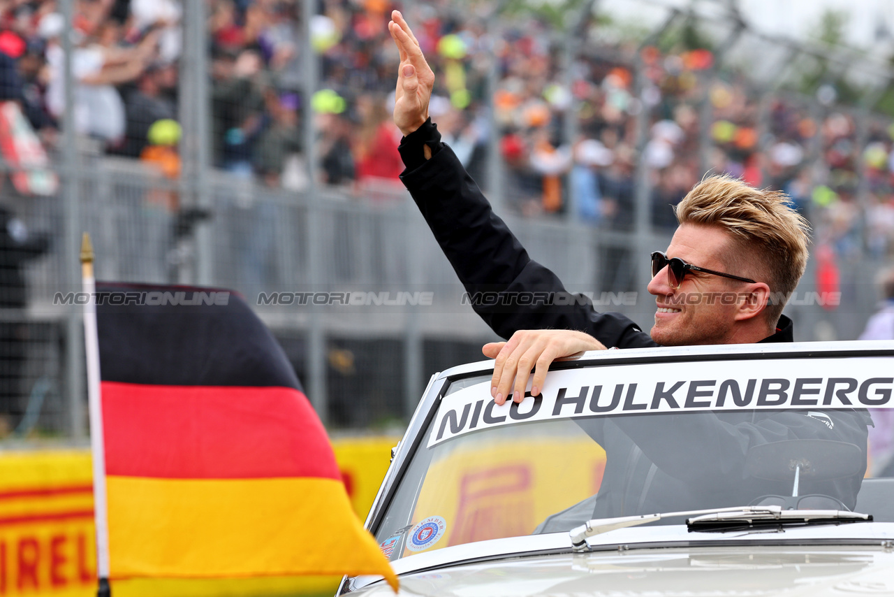 GP CANADA, Nico Hulkenberg (GER) Haas F1 Team on the drivers' parade.

18.06.2023. Formula 1 World Championship, Rd 9, Canadian Grand Prix, Montreal, Canada, Gara Day.

- www.xpbimages.com, EMail: requests@xpbimages.com © Copyright: Batchelor / XPB Images