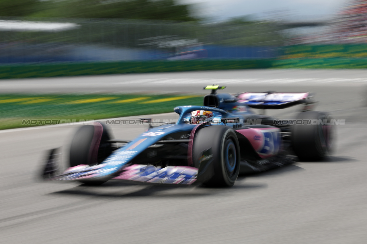 GP CANADA, Pierre Gasly (FRA) Alpine F1 Team A523.

18.06.2023. Formula 1 World Championship, Rd 9, Canadian Grand Prix, Montreal, Canada, Gara Day.

- www.xpbimages.com, EMail: requests@xpbimages.com © Copyright: Bearne / XPB Images