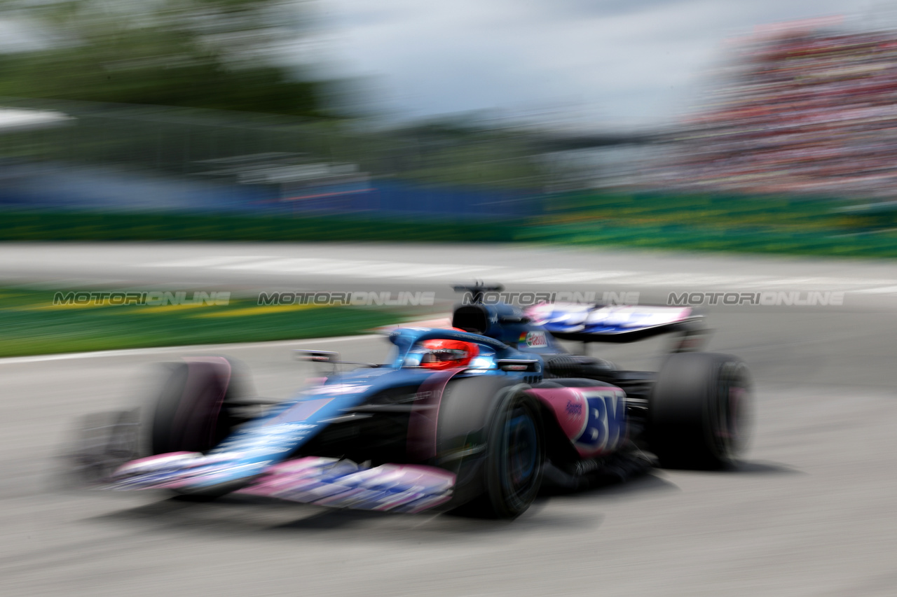 GP CANADA, Esteban Ocon (FRA) Alpine F1 Team A523.

18.06.2023. Formula 1 World Championship, Rd 9, Canadian Grand Prix, Montreal, Canada, Gara Day.

- www.xpbimages.com, EMail: requests@xpbimages.com © Copyright: Bearne / XPB Images