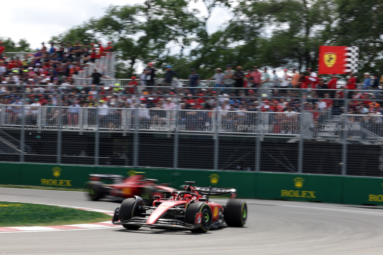 GP CANADA, Charles Leclerc (MON) Ferrari SF-23.

18.06.2023. Formula 1 World Championship, Rd 9, Canadian Grand Prix, Montreal, Canada, Gara Day.

- www.xpbimages.com, EMail: requests@xpbimages.com © Copyright: Bearne / XPB Images