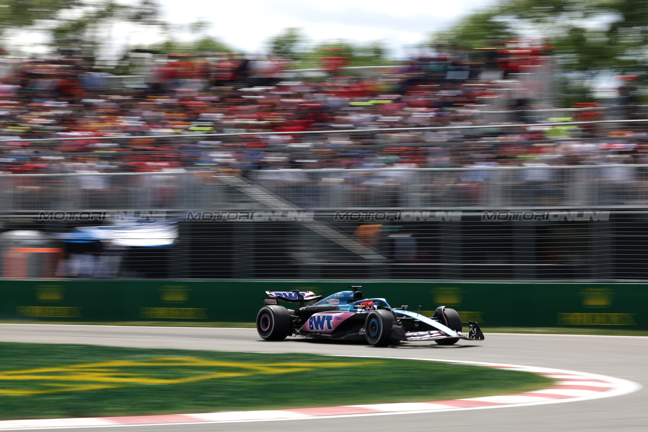 GP CANADA, Esteban Ocon (FRA) Alpine F1 Team A523.

18.06.2023. Formula 1 World Championship, Rd 9, Canadian Grand Prix, Montreal, Canada, Gara Day.

- www.xpbimages.com, EMail: requests@xpbimages.com © Copyright: Bearne / XPB Images