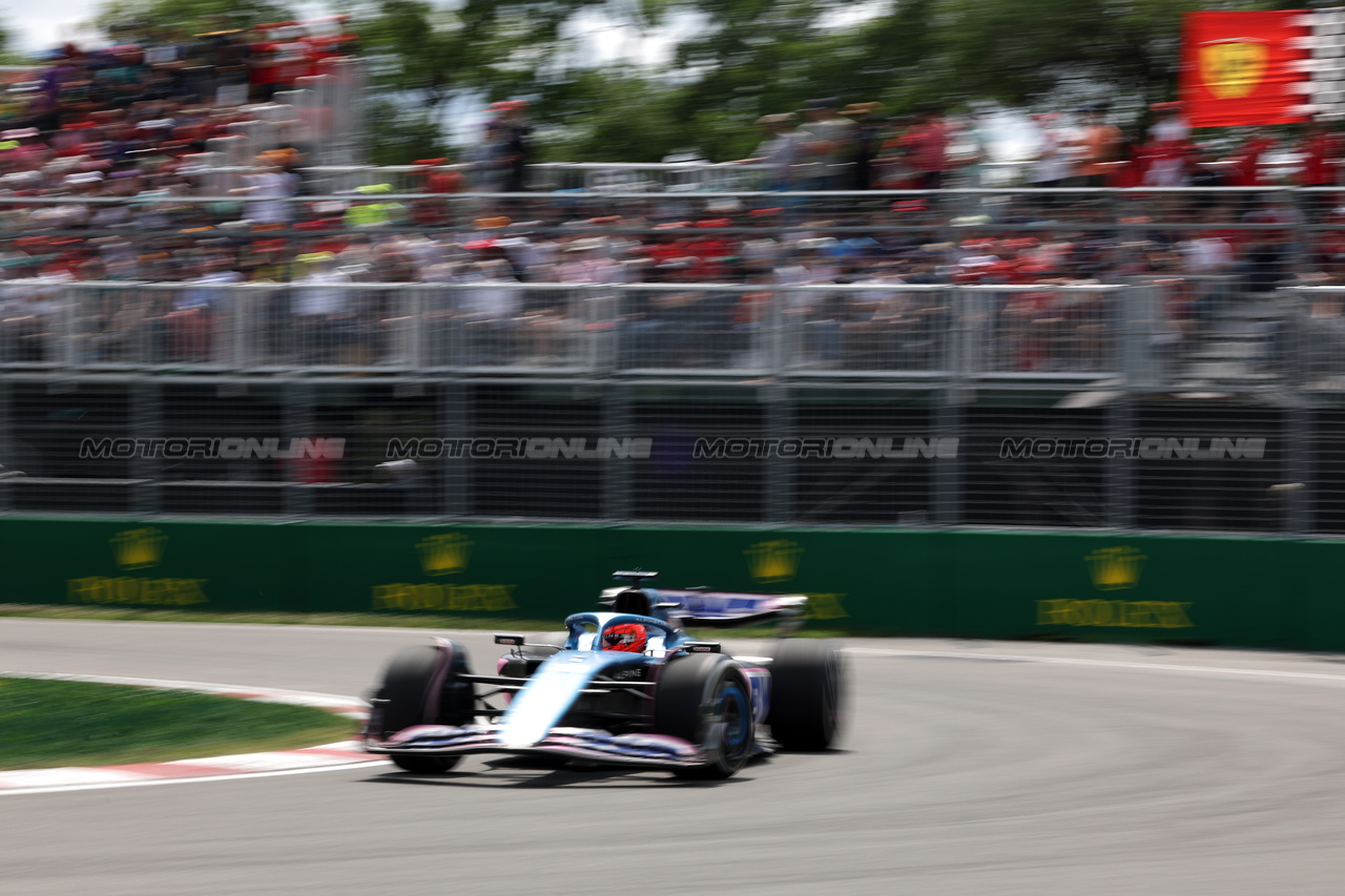 GP CANADA, Esteban Ocon (FRA) Alpine F1 Team A523.

18.06.2023. Formula 1 World Championship, Rd 9, Canadian Grand Prix, Montreal, Canada, Gara Day.

- www.xpbimages.com, EMail: requests@xpbimages.com © Copyright: Bearne / XPB Images
