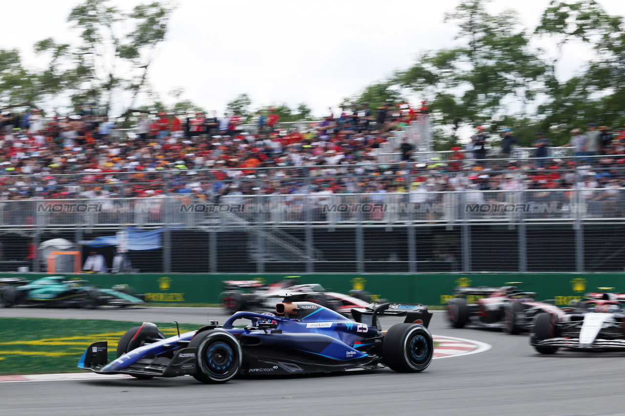 GP CANADA, Alexander Albon (THA) Williams Racing FW45.

18.06.2023. Formula 1 World Championship, Rd 9, Canadian Grand Prix, Montreal, Canada, Gara Day.

- www.xpbimages.com, EMail: requests@xpbimages.com © Copyright: Bearne / XPB Images