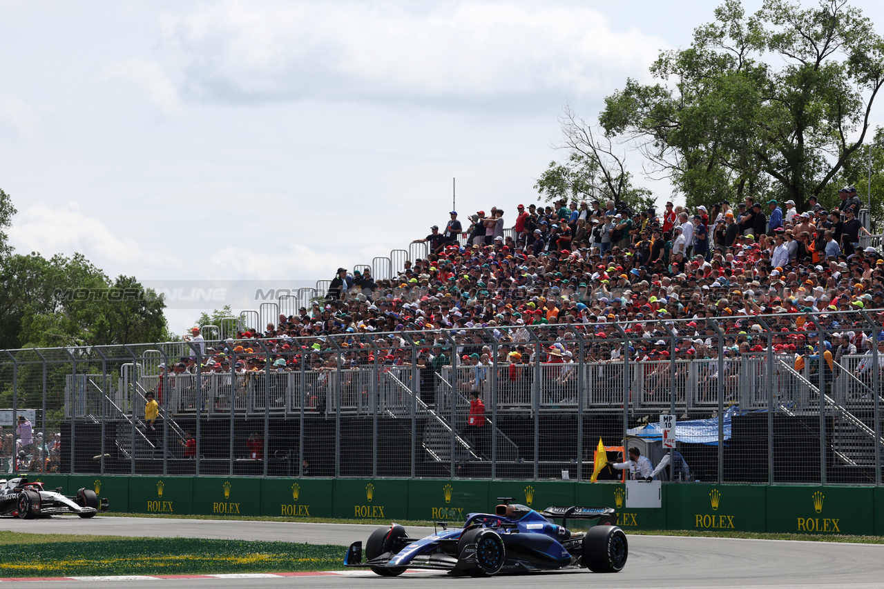 GP CANADA, Alexander Albon (THA) Williams Racing FW45.

18.06.2023. Formula 1 World Championship, Rd 9, Canadian Grand Prix, Montreal, Canada, Gara Day.

- www.xpbimages.com, EMail: requests@xpbimages.com © Copyright: Bearne / XPB Images