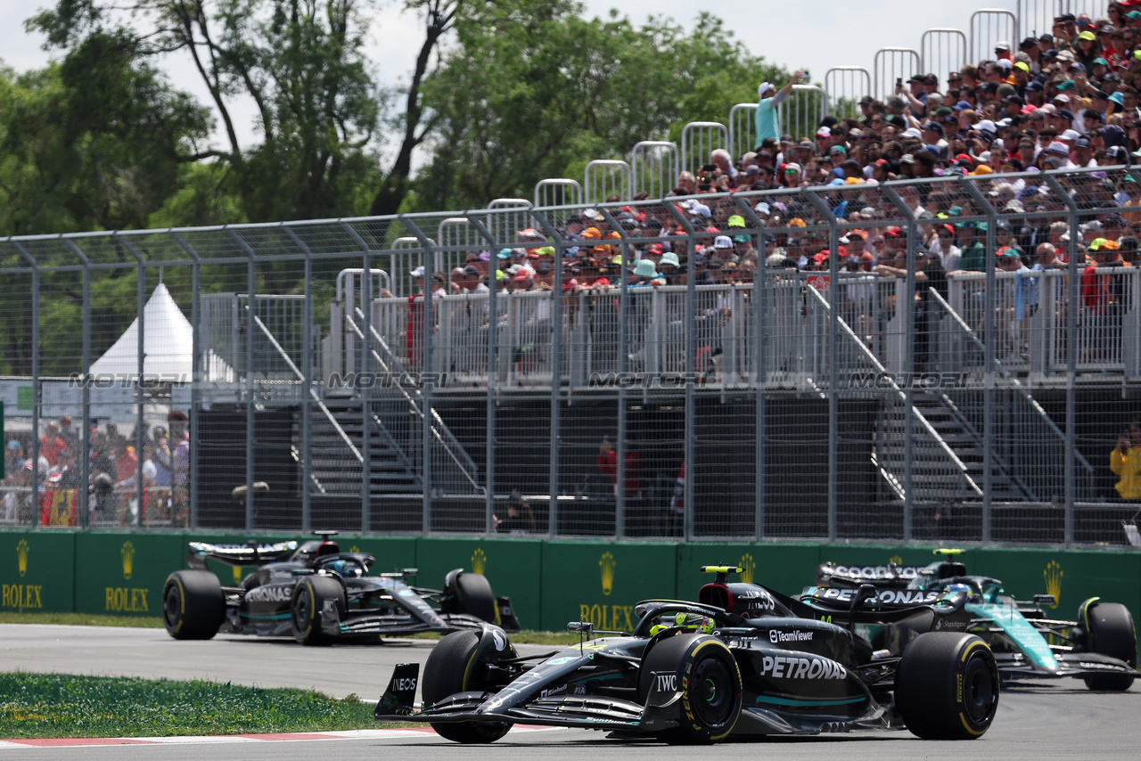 GP CANADA, Lewis Hamilton (GBR) Mercedes AMG F1 W14.

18.06.2023. Formula 1 World Championship, Rd 9, Canadian Grand Prix, Montreal, Canada, Gara Day.

- www.xpbimages.com, EMail: requests@xpbimages.com © Copyright: Bearne / XPB Images