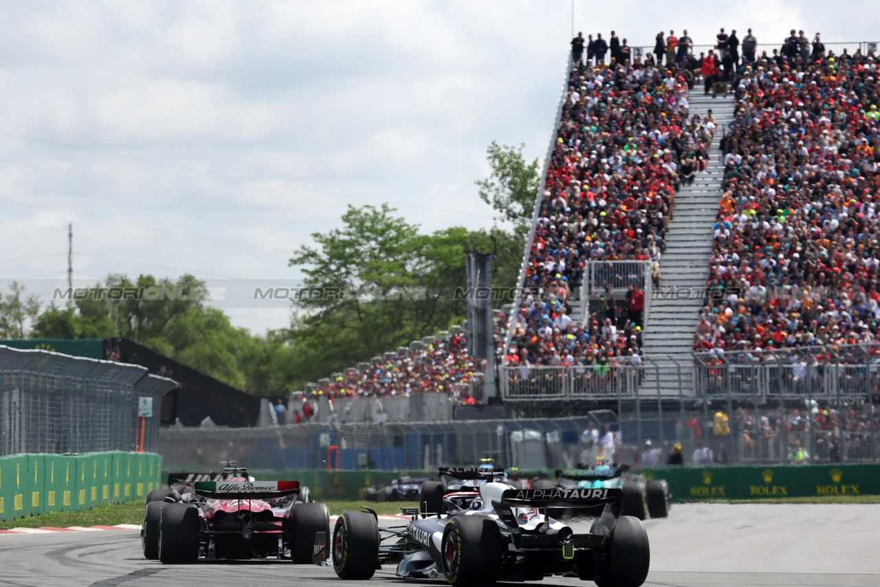 GP CANADA, Nyck de Vries (NLD) AlphaTauri AT04.

18.06.2023. Formula 1 World Championship, Rd 9, Canadian Grand Prix, Montreal, Canada, Gara Day.

- www.xpbimages.com, EMail: requests@xpbimages.com © Copyright: Bearne / XPB Images
