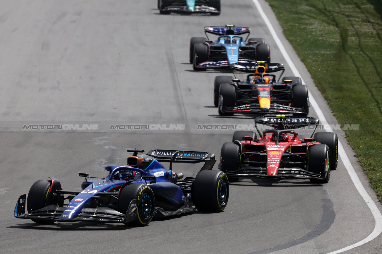 GP CANADA, Alexander Albon (THA) Williams Racing FW45.

18.06.2023. Formula 1 World Championship, Rd 9, Canadian Grand Prix, Montreal, Canada, Gara Day.

- www.xpbimages.com, EMail: requests@xpbimages.com © Copyright: Bearne / XPB Images