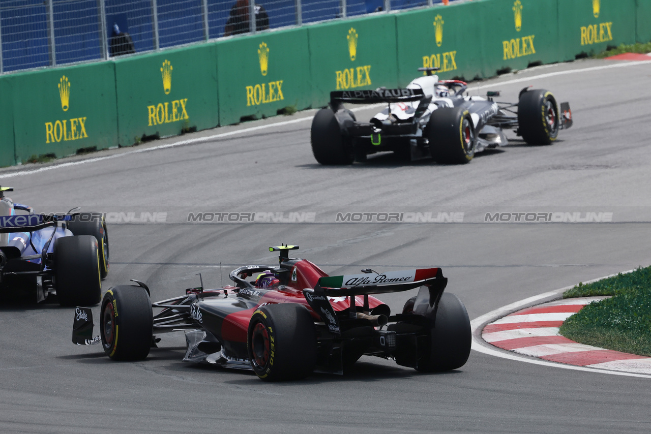 GP CANADA, Zhou Guanyu (CHN) Alfa Romeo F1 Team C43.

18.06.2023. Formula 1 World Championship, Rd 9, Canadian Grand Prix, Montreal, Canada, Gara Day.

- www.xpbimages.com, EMail: requests@xpbimages.com © Copyright: Bearne / XPB Images