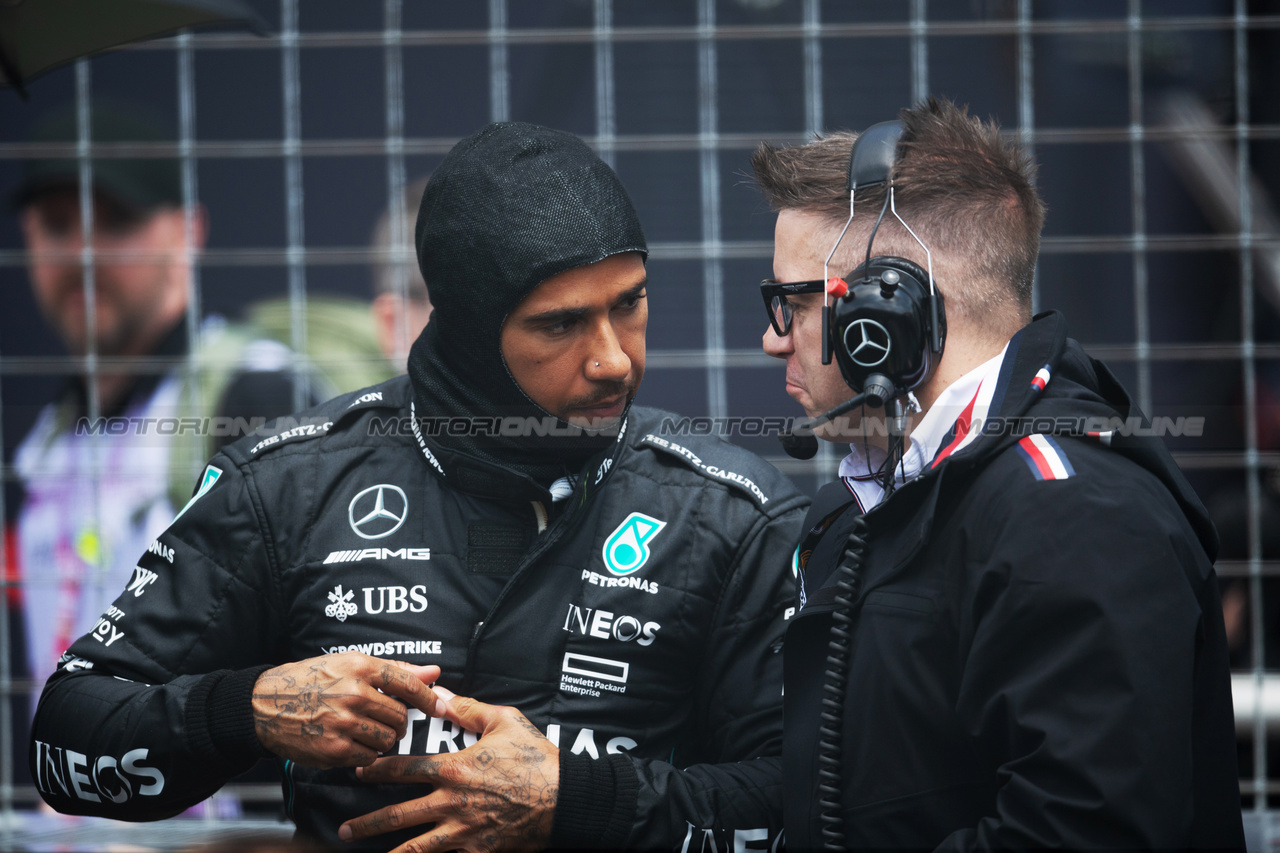GP CANADA, Lewis Hamilton (GBR) Mercedes AMG F1 on the grid.

18.06.2023. Formula 1 World Championship, Rd 9, Canadian Grand Prix, Montreal, Canada, Gara Day.

- www.xpbimages.com, EMail: requests@xpbimages.com © Copyright: Price / XPB Images