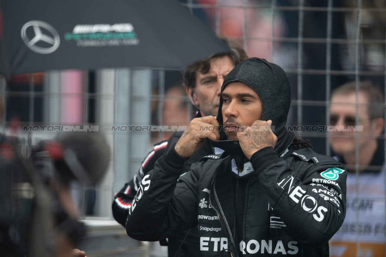 GP CANADA, Lewis Hamilton (GBR) Mercedes AMG F1 on the grid.

18.06.2023. Formula 1 World Championship, Rd 9, Canadian Grand Prix, Montreal, Canada, Gara Day.

- www.xpbimages.com, EMail: requests@xpbimages.com © Copyright: Price / XPB Images